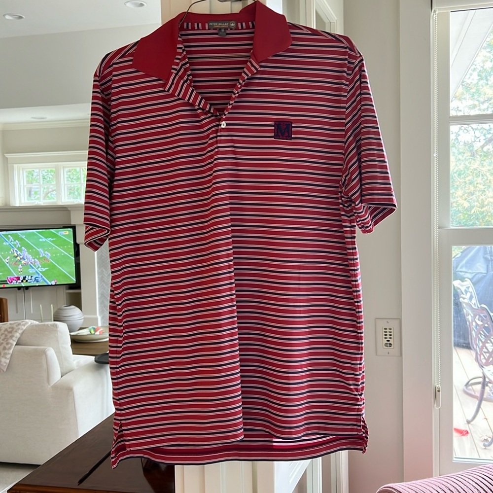 Peter Millar summer comfort golf shirt size medium